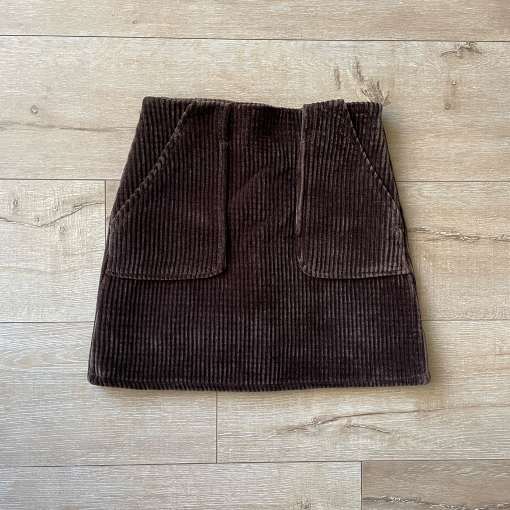 Velvet skort